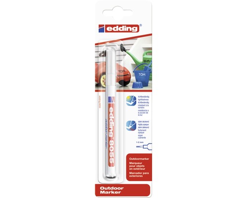 edding Outdoormarker Lackstift 8055 weiß