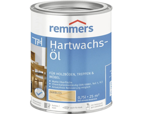 Remmers Hartwachsöl farblos 750 ml