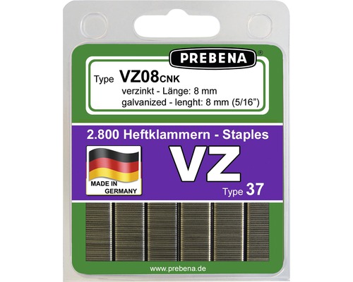 Heftklammern Prebena Type VZ08CNK-B 2.800 St.